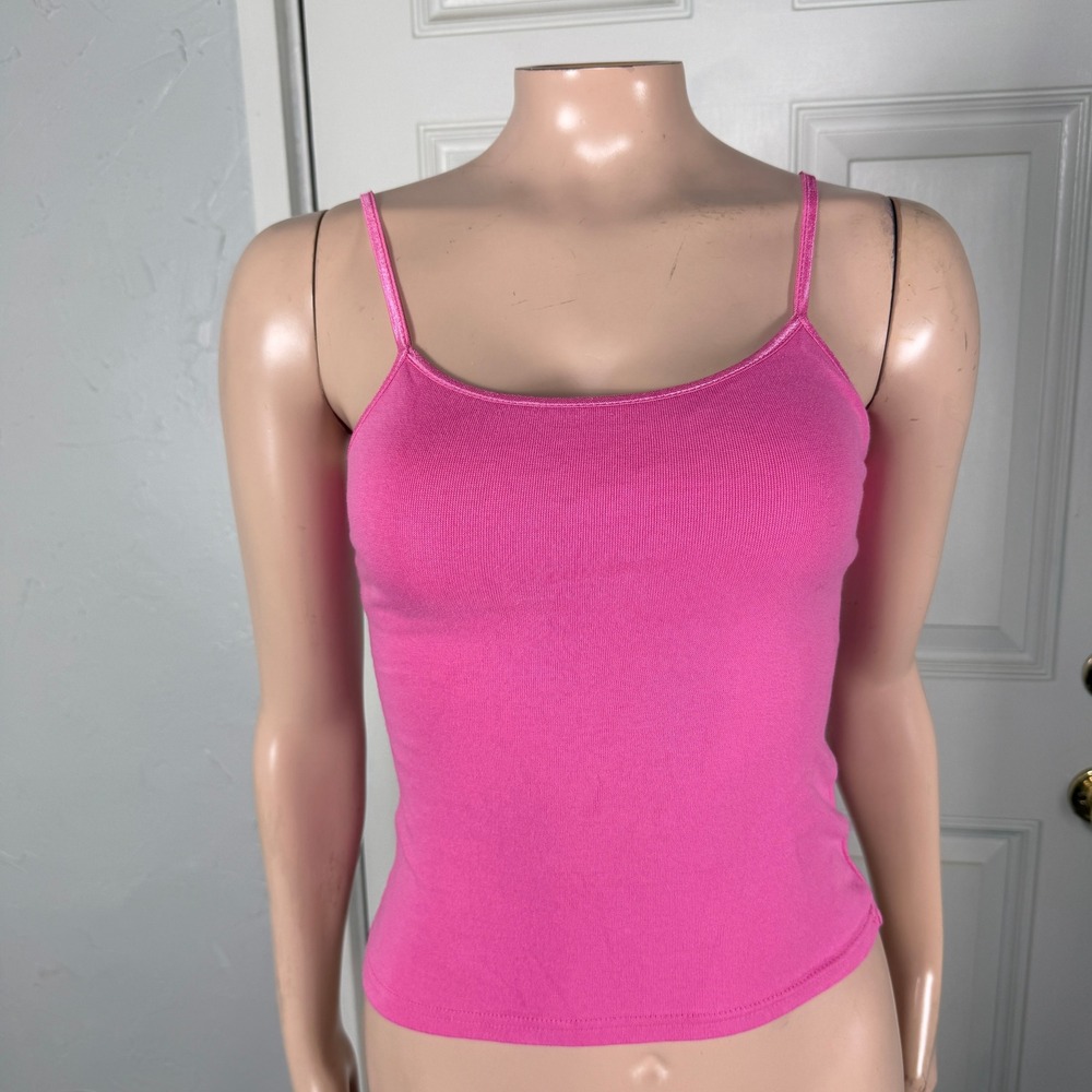 Vintage y2K Energie Shirt 5 Tank top Cami Built in Bra Unpadded Baby tee S3-17
